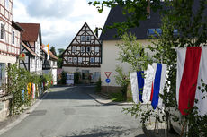 Fronleichnamsaltäre in den Naumburger Straßen (Foto: Karl-Franz Thiede)